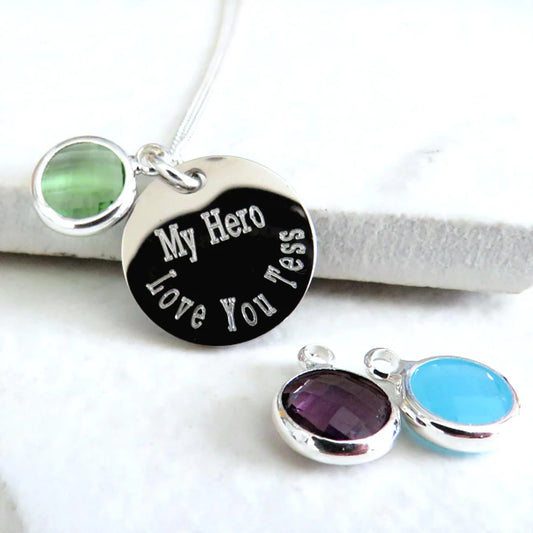 BIRTHSTONE DUCHESS NECKLACE  - PERSONALISED