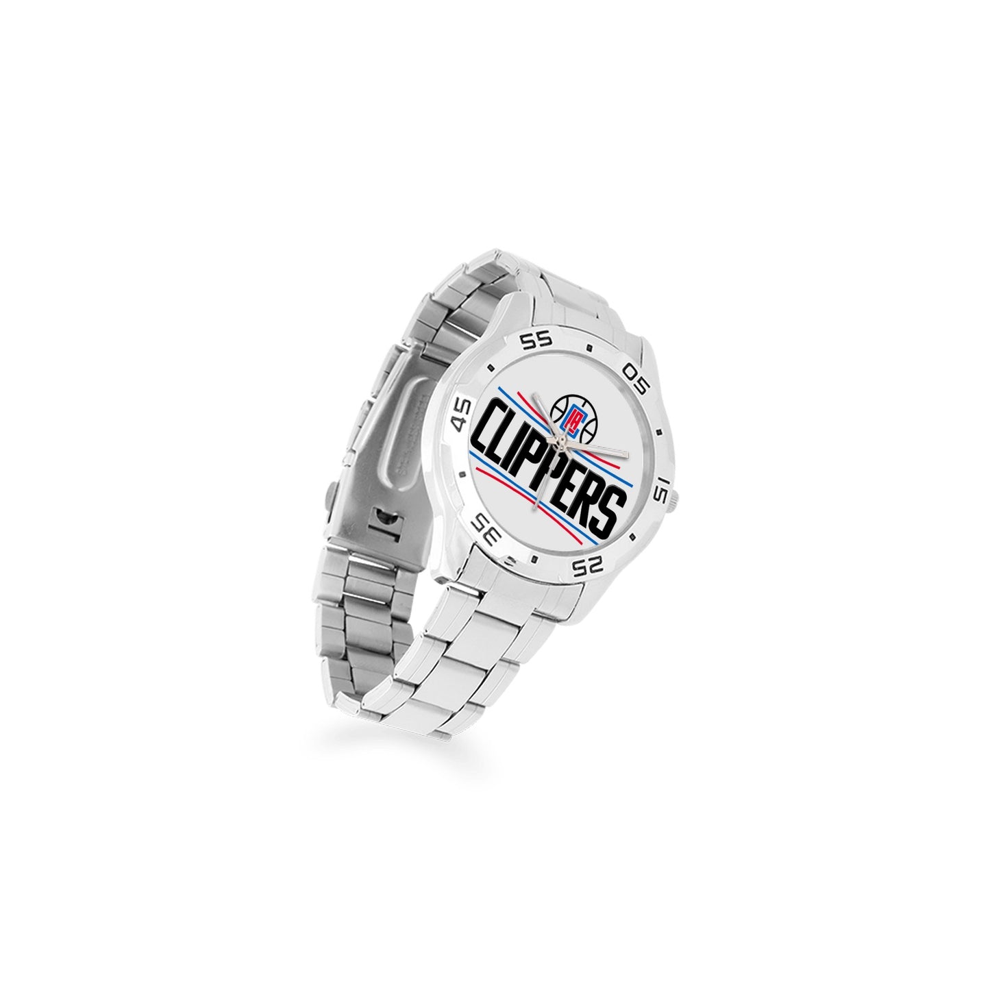 LA Clippers Men's Stainless Steel Analog Watch