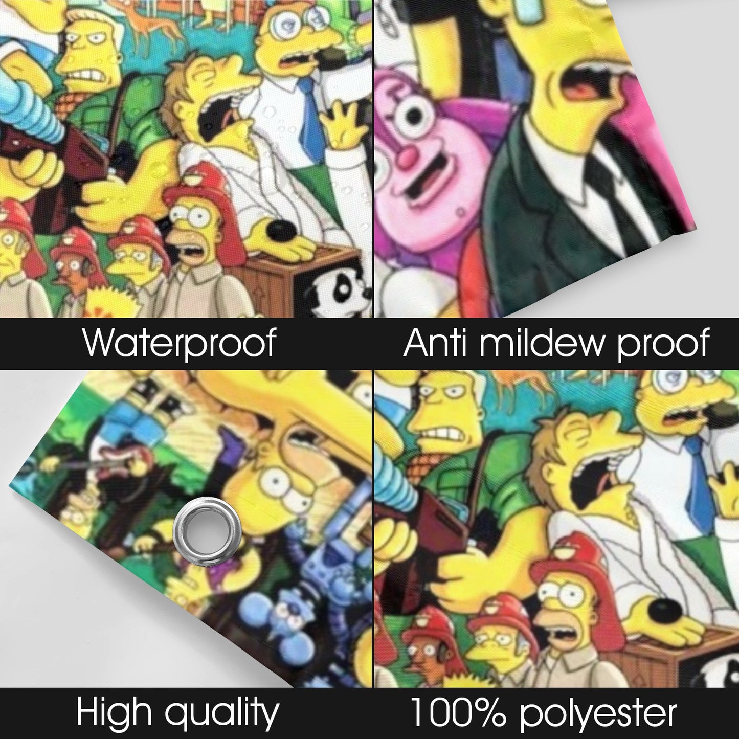 SIMPSONS SHOWER CURTAIN