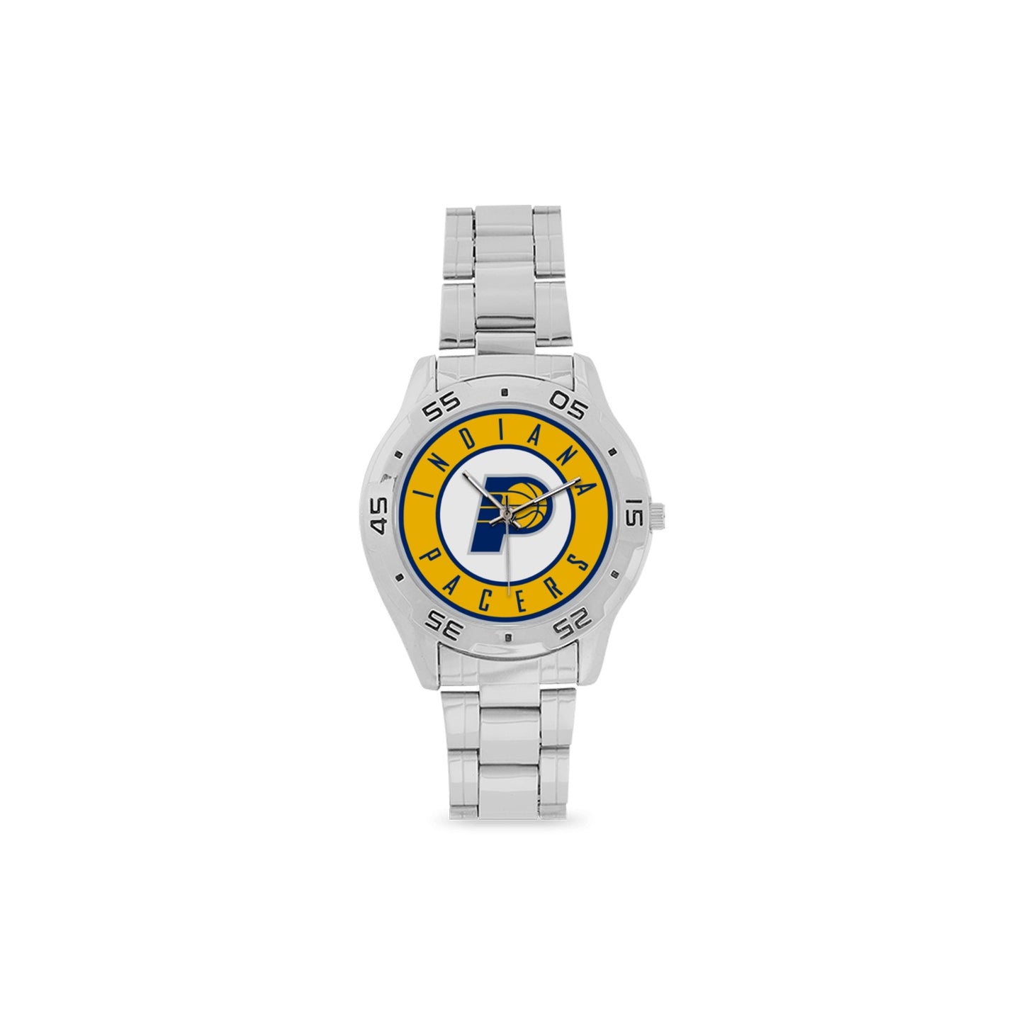 Indiana Pacers Men's Stainless Steel Analog Watch