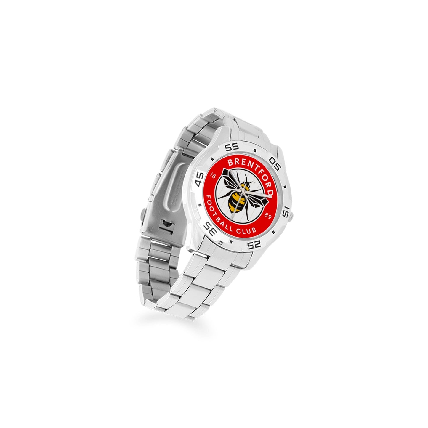 Brentford FC Men's Stainless Steel Analog Watch