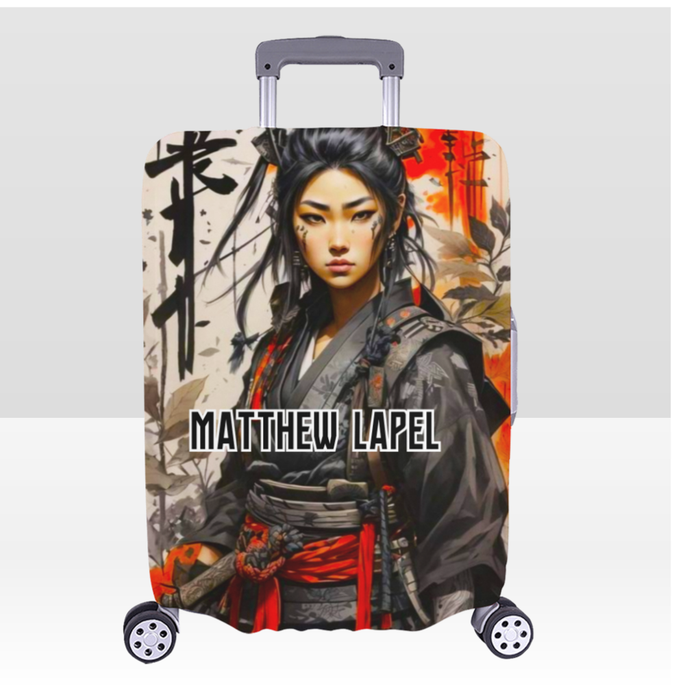 Japanese Themed Luggage Cover