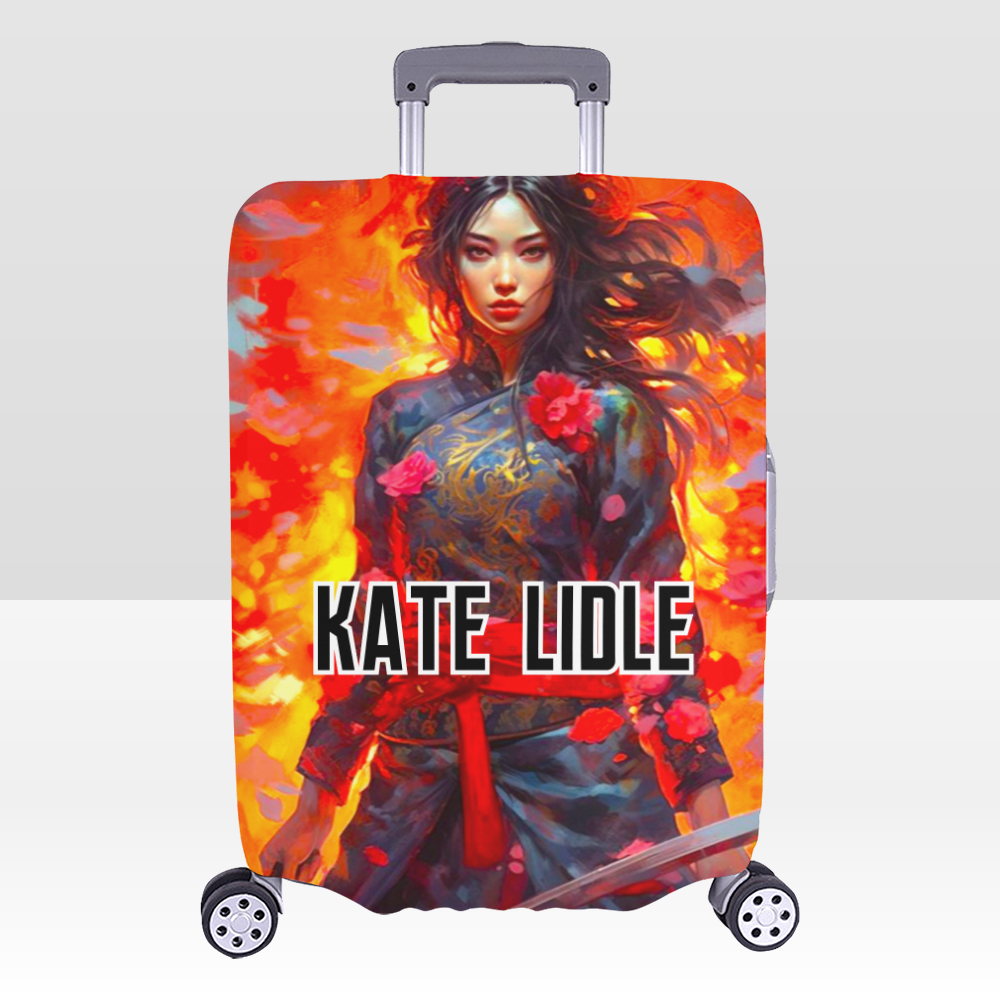 Japanese Themed Luggage Cover