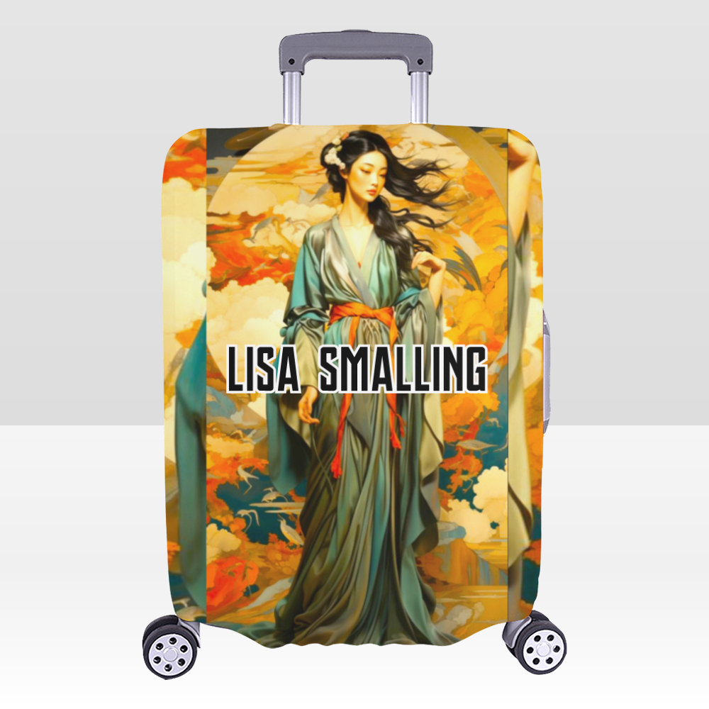 Japanese Themed Luggage Cover