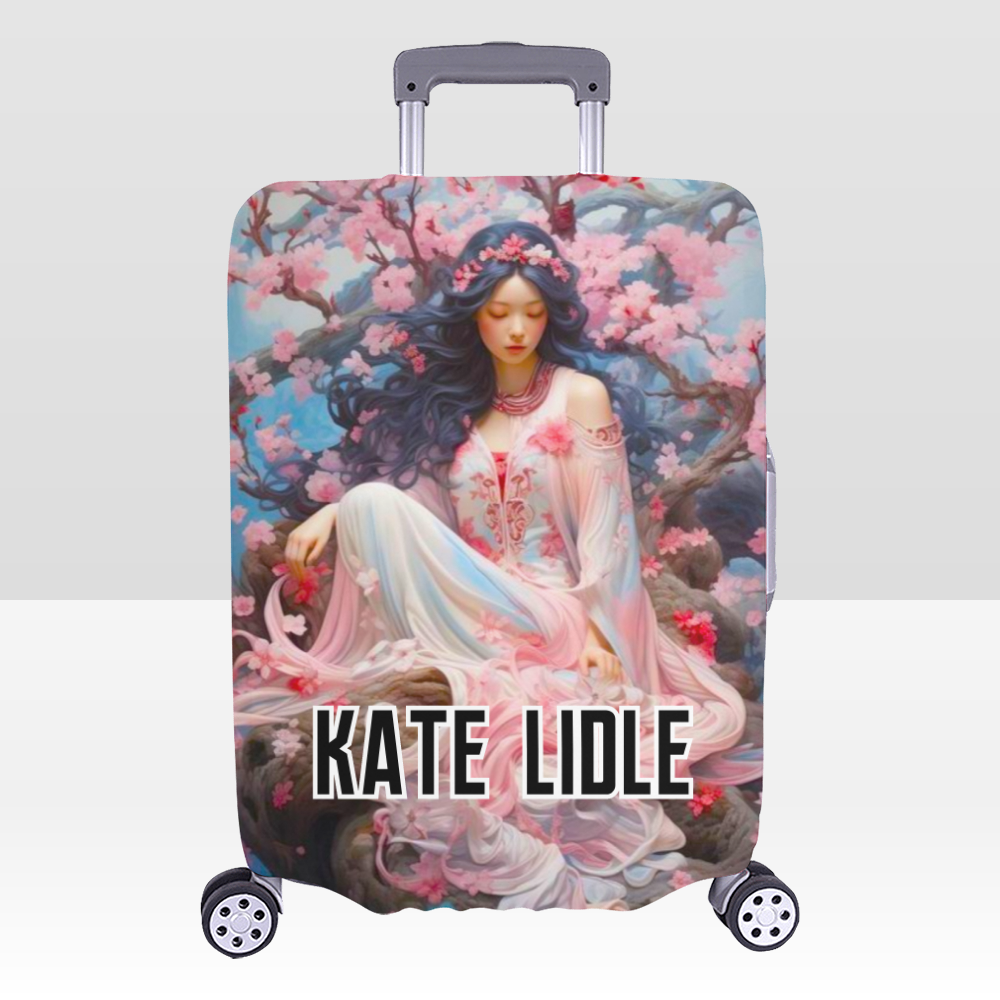 Japanese Themed Luggage Cover