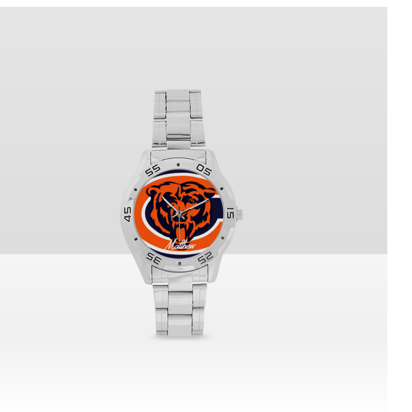 Chicago Bears Men's Stainless Steel Analog Watch