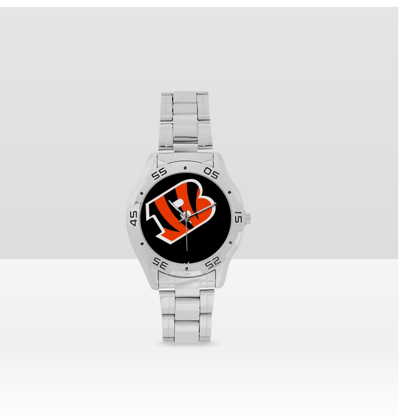 Cincinnati Bengals Men's Stainless Steel Analog Watch