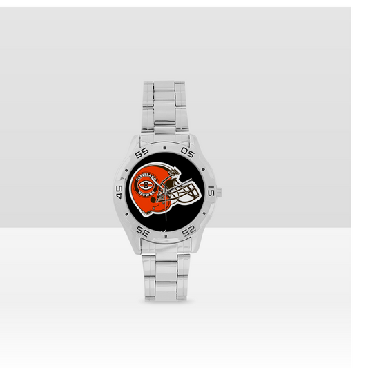 Cleveland Browns Men's Stainless Steel Analog Watch