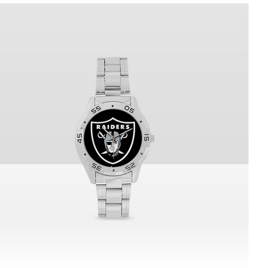 Las Vegas Raiders  Men's Stainless Steel Analog Watch