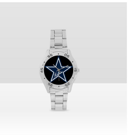 Dallas Cowboys Men's Stainless Steel Analog Watch