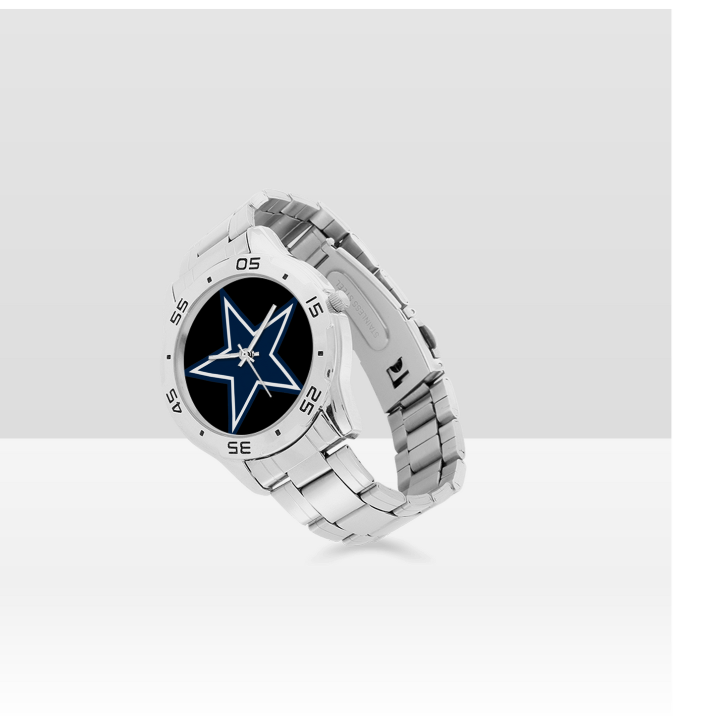 Dallas Cowboys Men's Stainless Steel Analog Watch