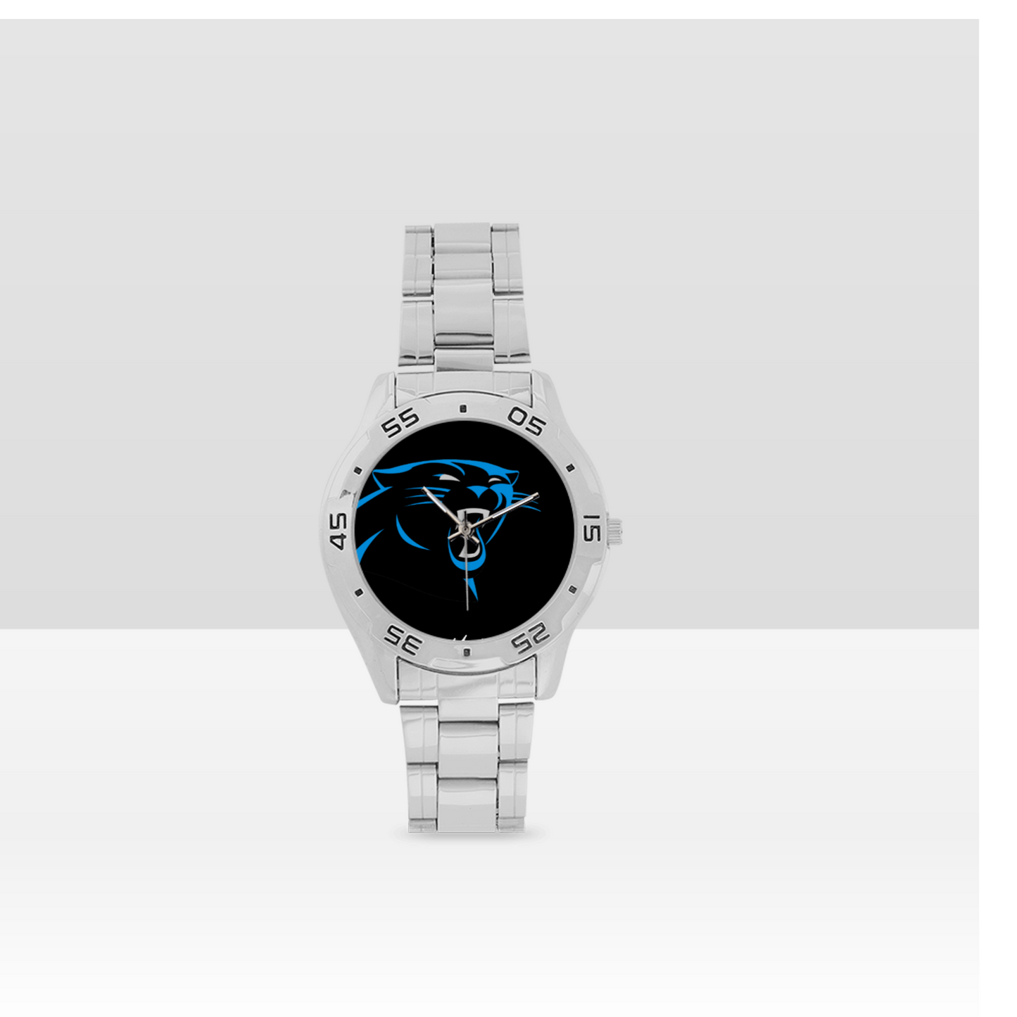 Carolina Panthers Men's Stainless Steel Analog Watch