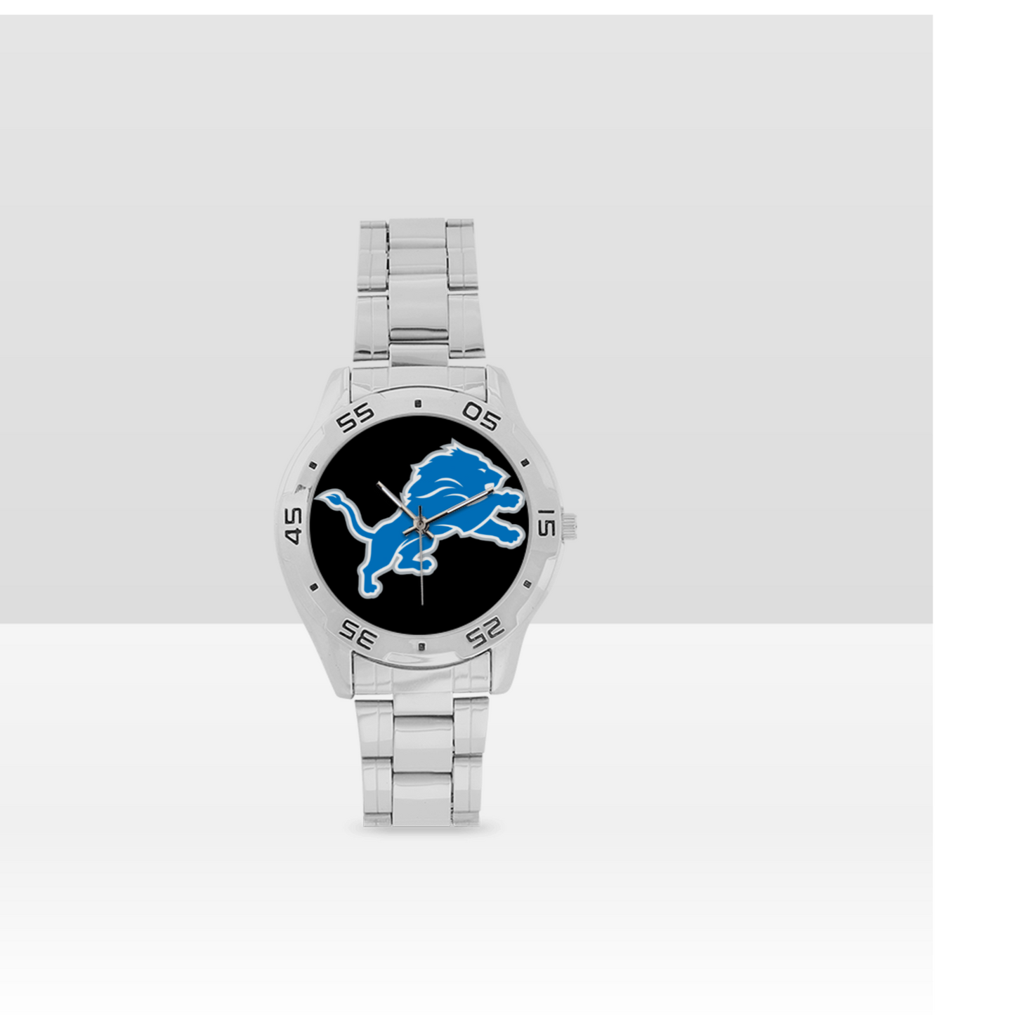 Detroit Lions Men's Stainless Steel Analog Watch