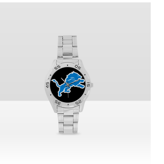 Detroit Lions Men's Stainless Steel Analog Watch