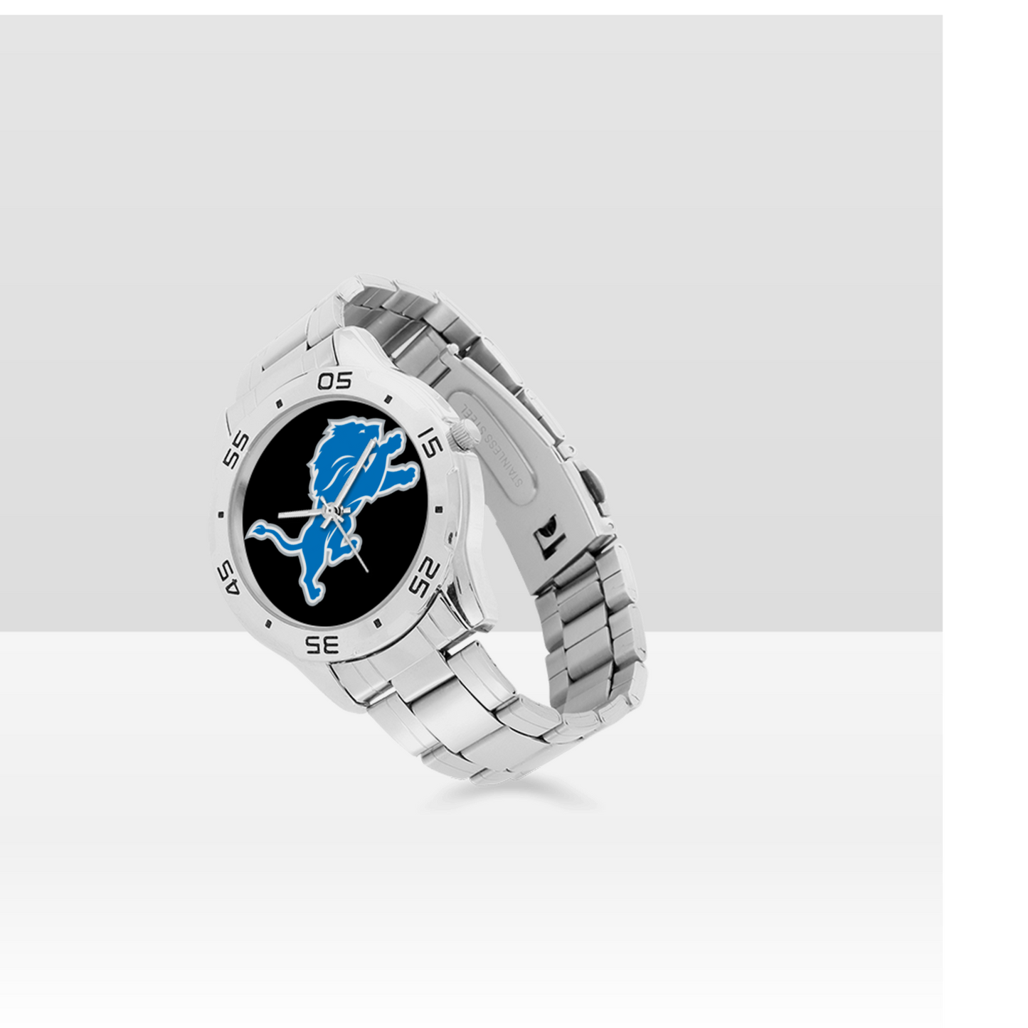 Detroit Lions Men's Stainless Steel Analog Watch