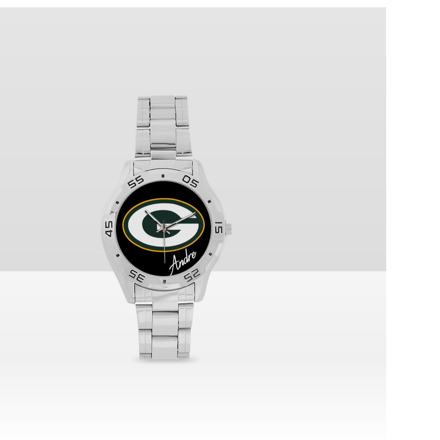 Green Bay Packers Men's Stainless Steel Analog Watch