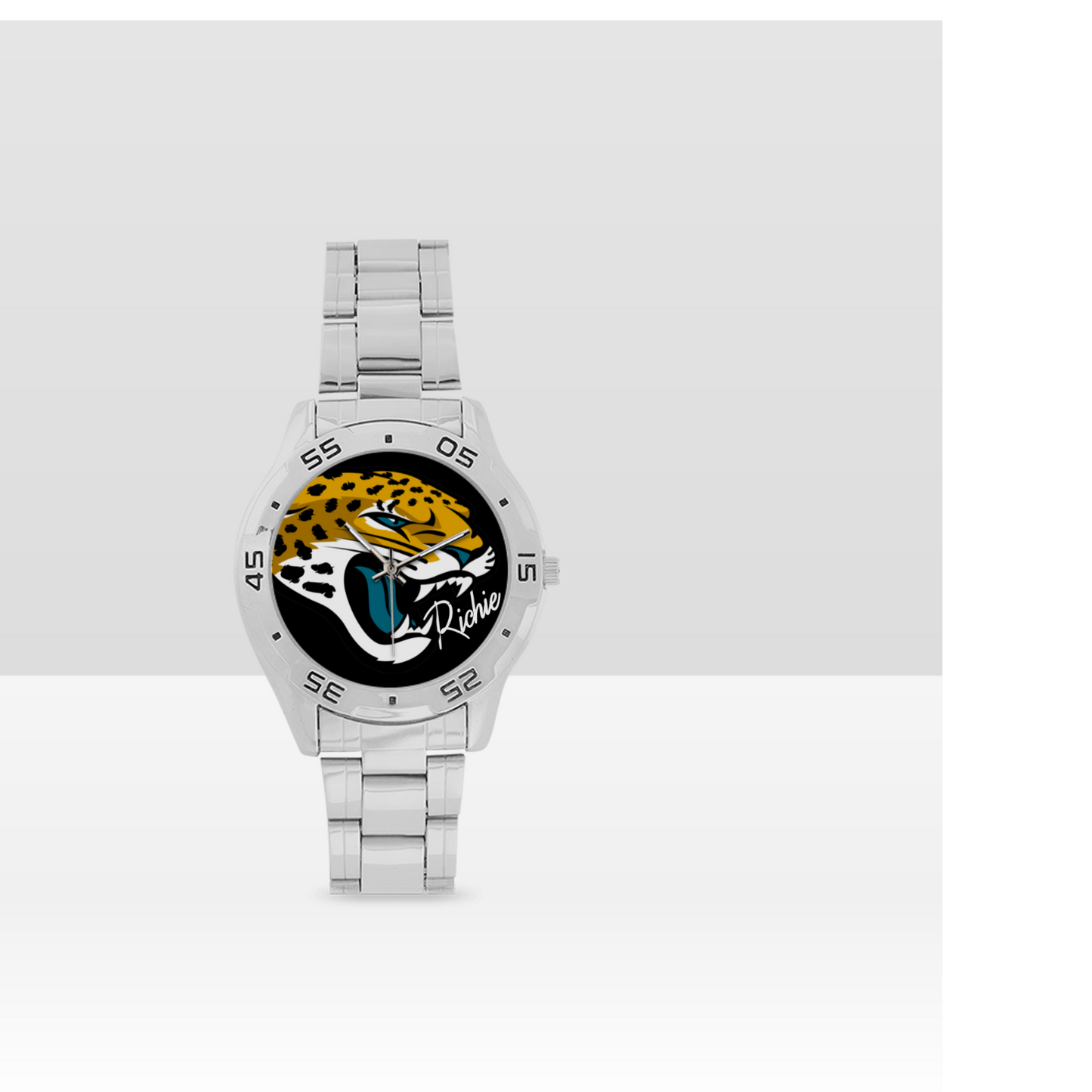 Jacksonville Jaguars Men's Stainless Steel Analog Watch