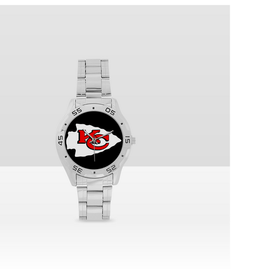 Kansas City Chiefs Men's Stainless Steel Analog Watch