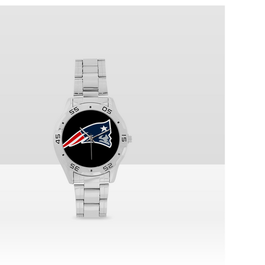 New England Patriots Men's Stainless Steel Analog Watch