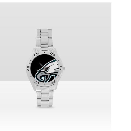 Philadelphia Eagles Men's Stainless Steel Analog Watch