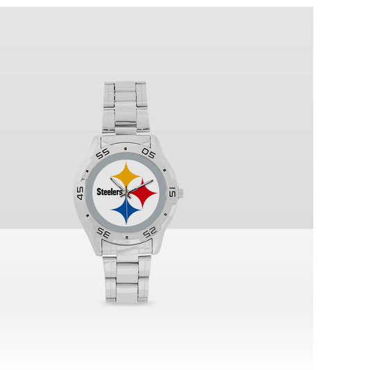 Pittsburgh Steelers Men's Stainless Steel Analog Watch