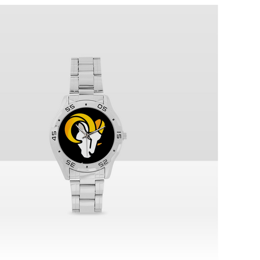 LA Rams Men's Stainless Steel Analog Watch