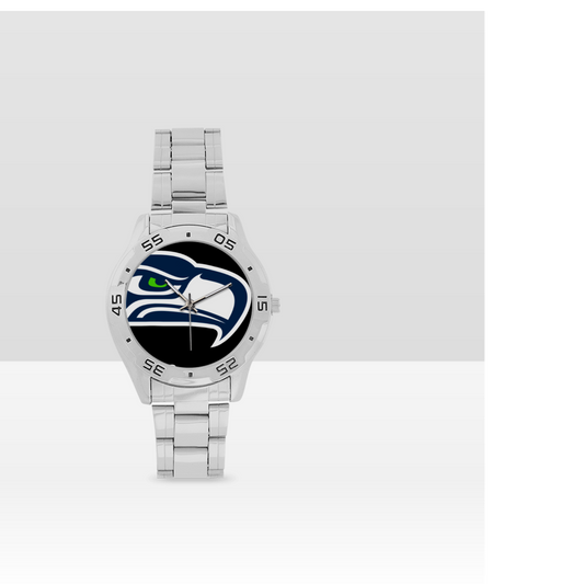 Seattle Seahawks Men's Stainless Steel Analog Watch