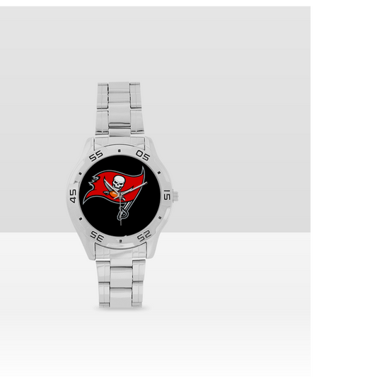 Tampa Bay Buccaneers Men's Stainless Steel Analog Watch