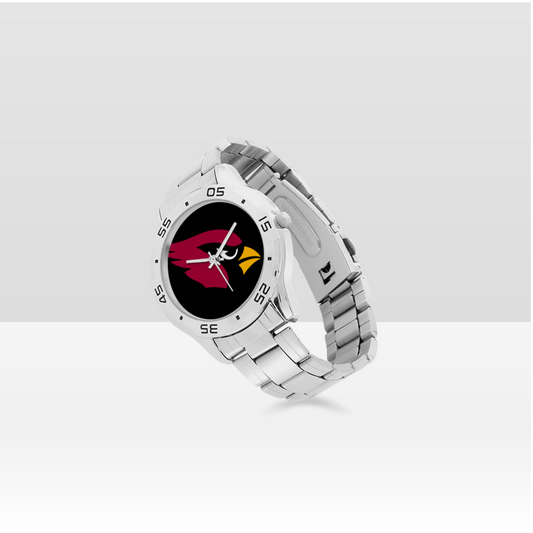 Arizona Cardinals Men's Stainless Steel Analog Watch