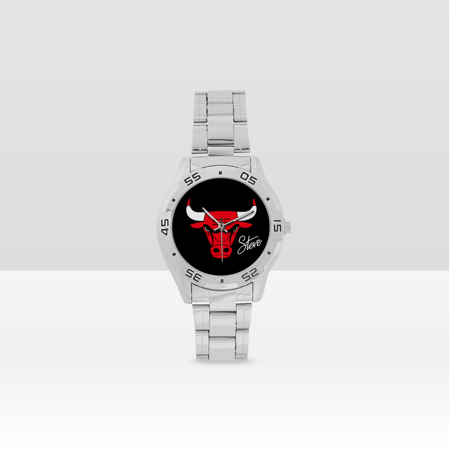 Chicago Bulls Men's Stainless Steel Analog Watch