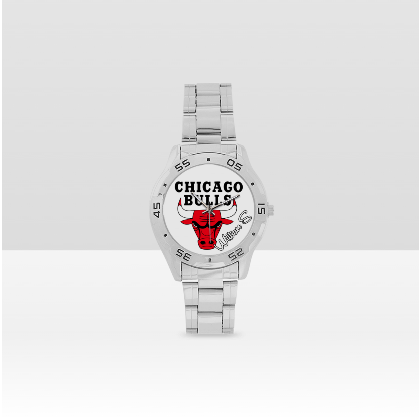 Chicago Bulls Men's Stainless Steel Analog Watch