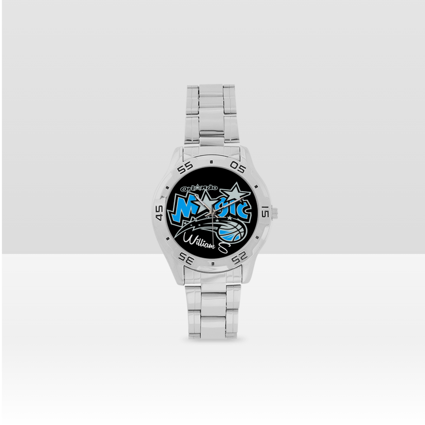 Orlando Magic Men's Stainless Steel Analog Watch