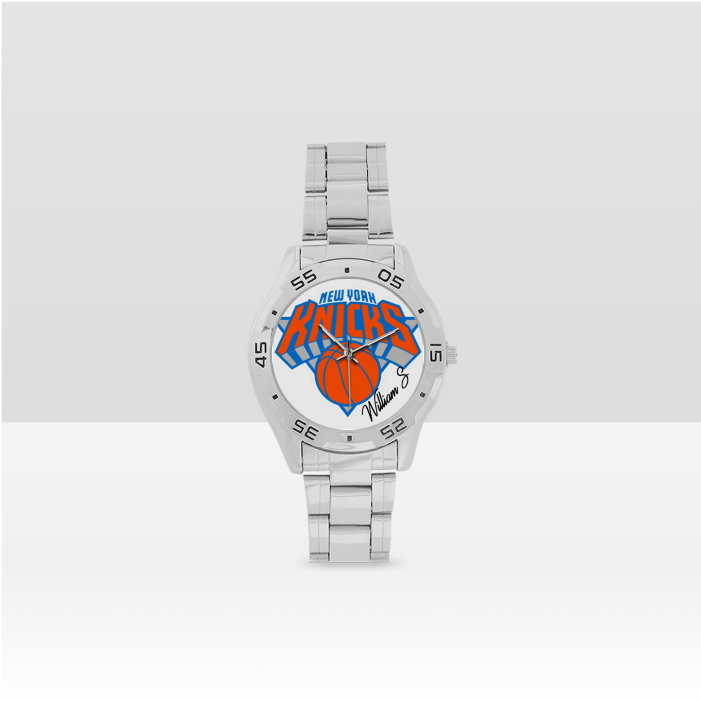 NEW YORK KNICKS Men's Stainless Steel Analog Watch