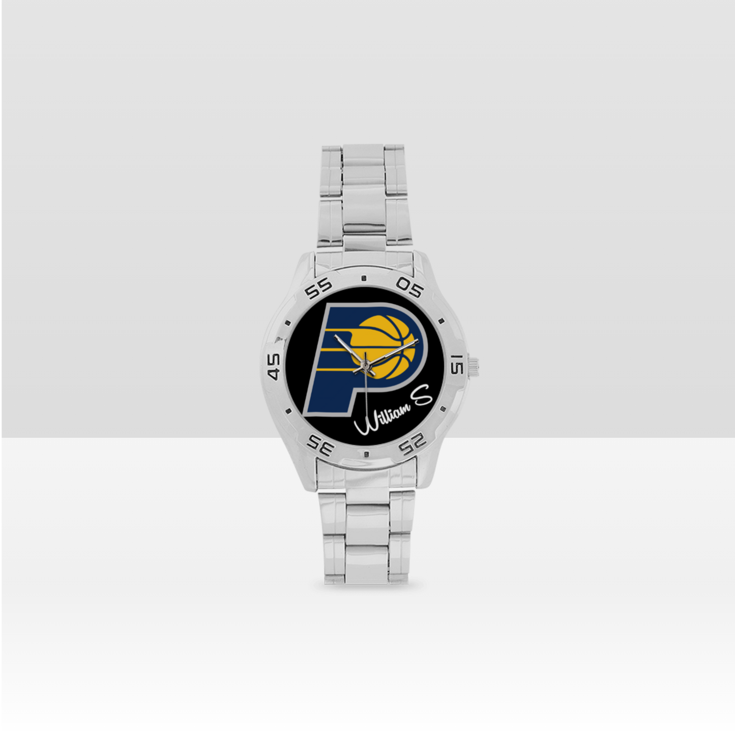 Indiana Pacers Men's Stainless Steel Analog Watch