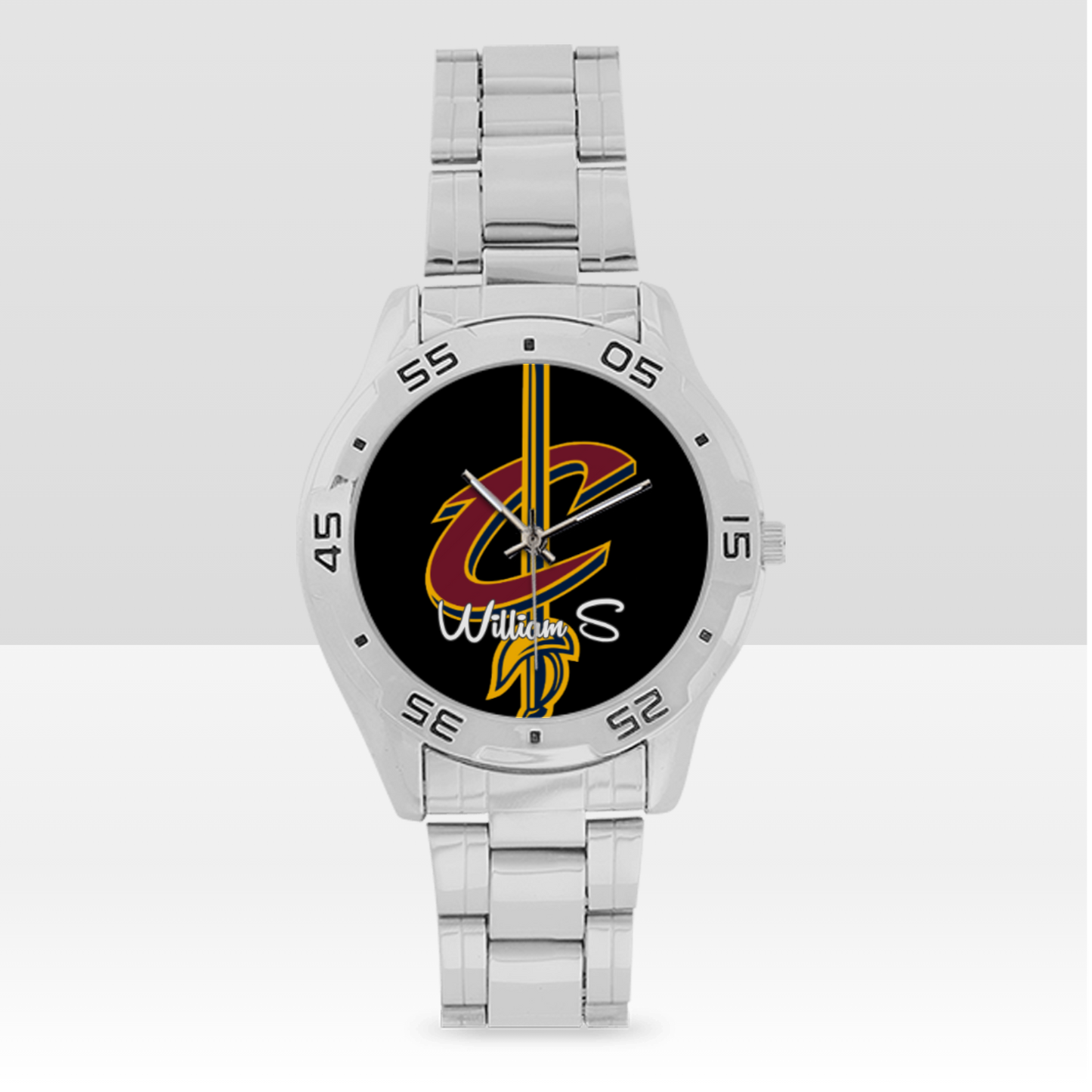 Cleveland Cavaliers Men's Stainless Steel Analog Watch