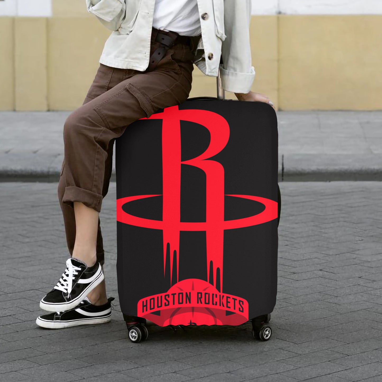 Houston Rockets Luggage Cover