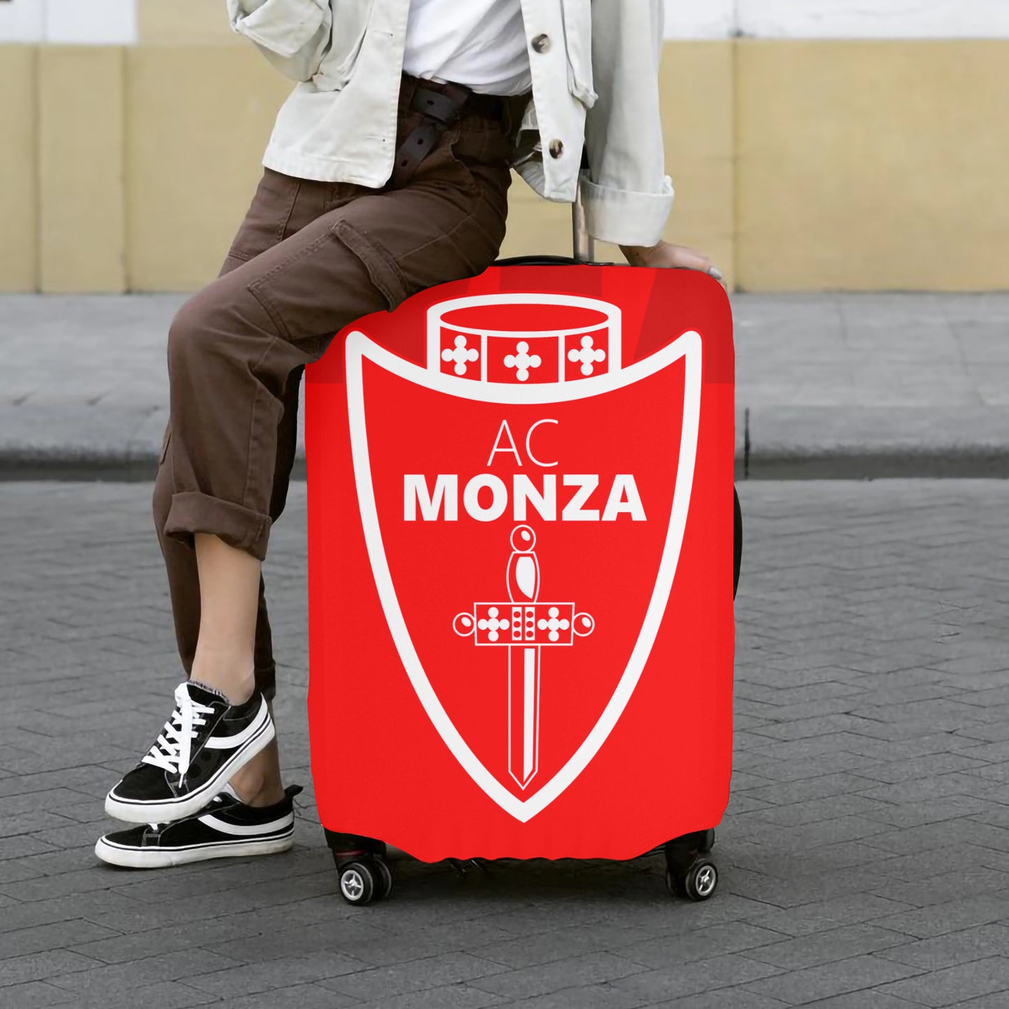 Monza FC Luggage Cover