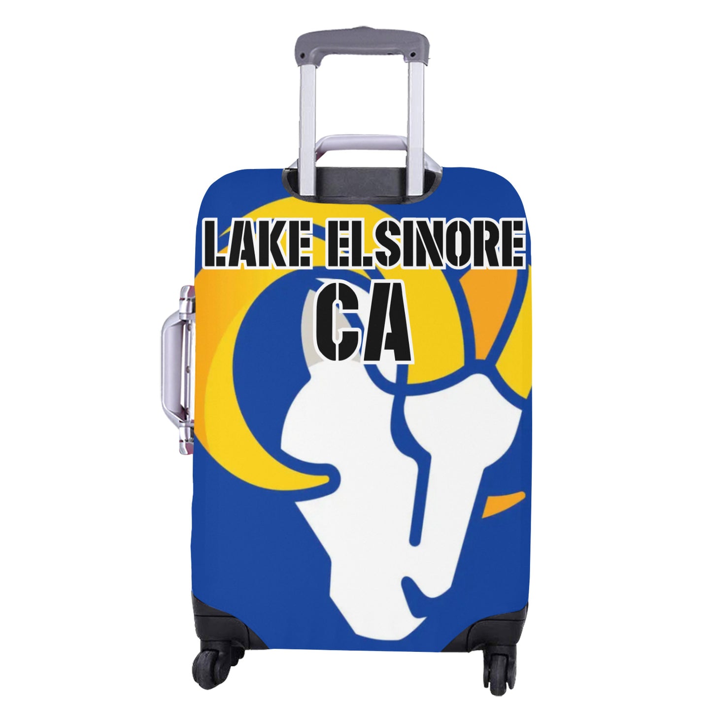 LA Rams Blue Luggage Cover