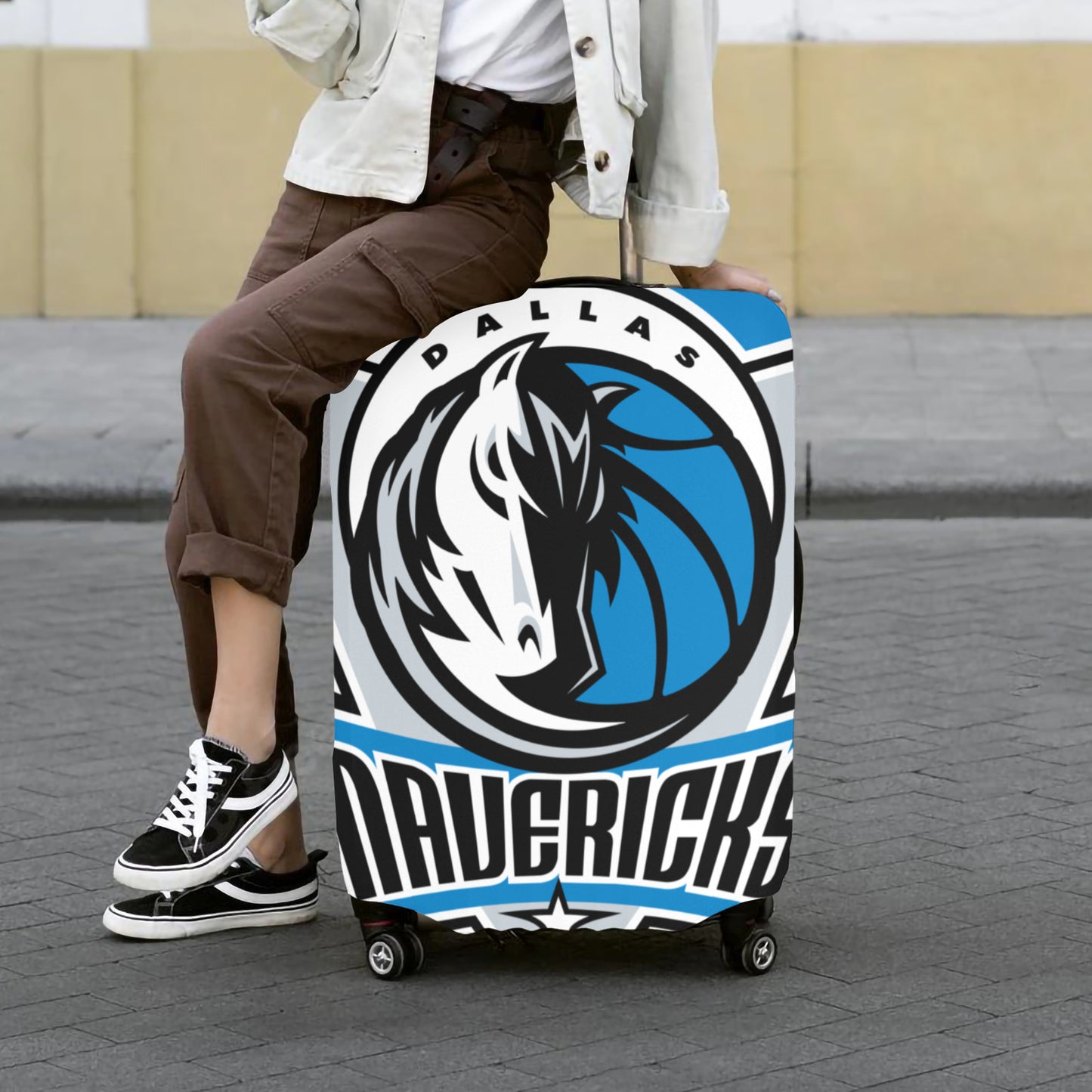 Dallas Mavericks Luggage Cover