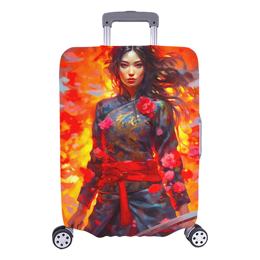 Japanese Themed Luggage Cover