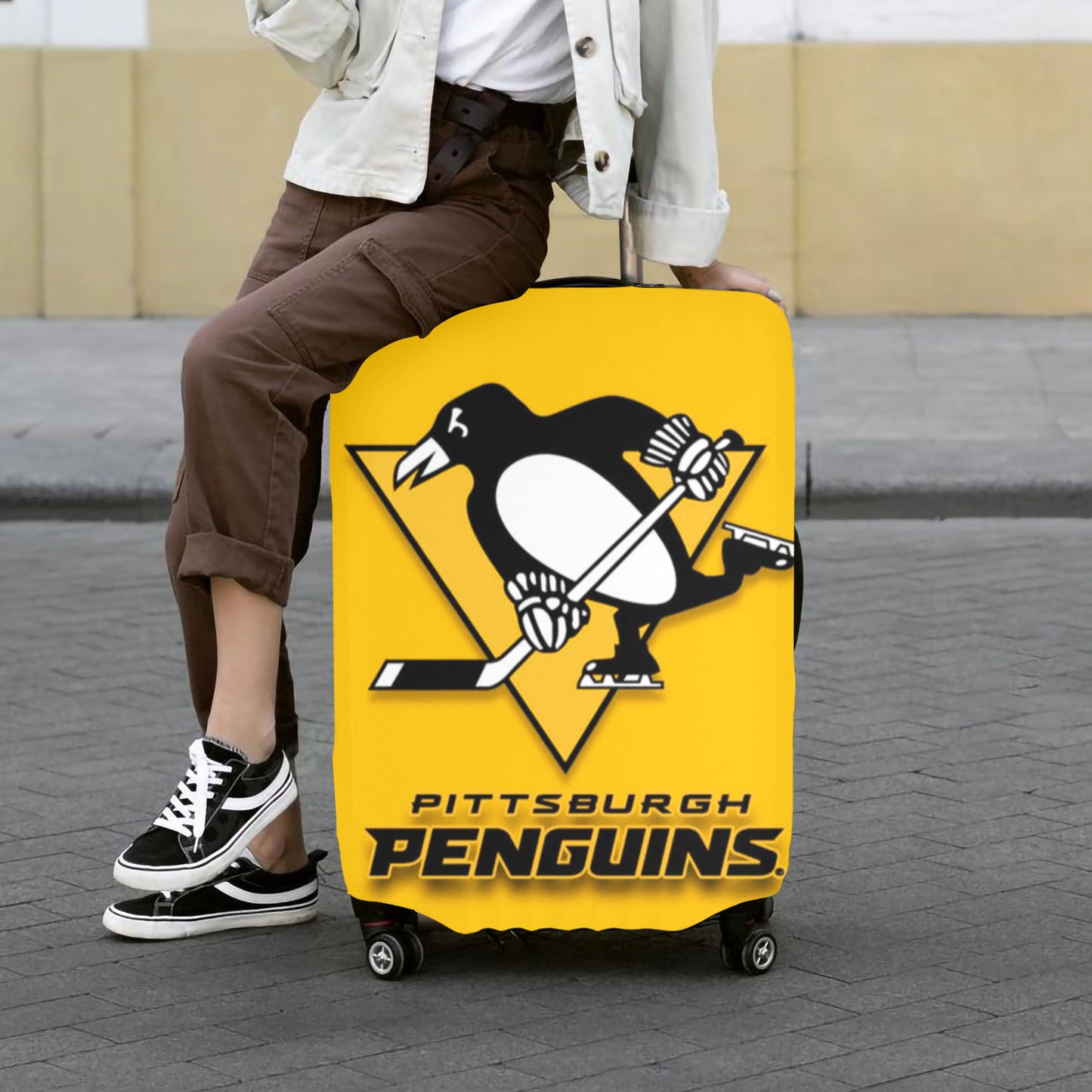 Pittsburgh Penguines Luggage Cover