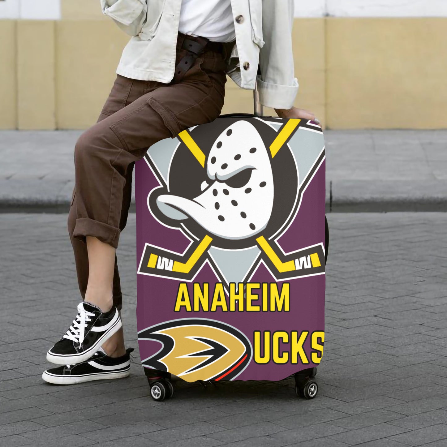 Anaheim Ducks Luggage Cover