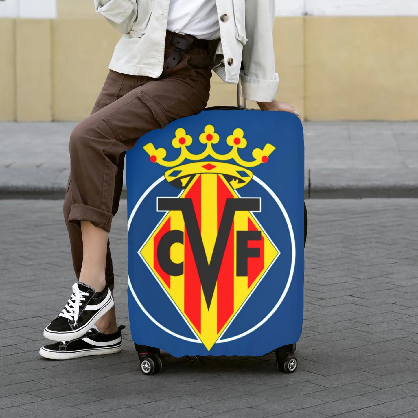 Villareal FC Luggage Cover