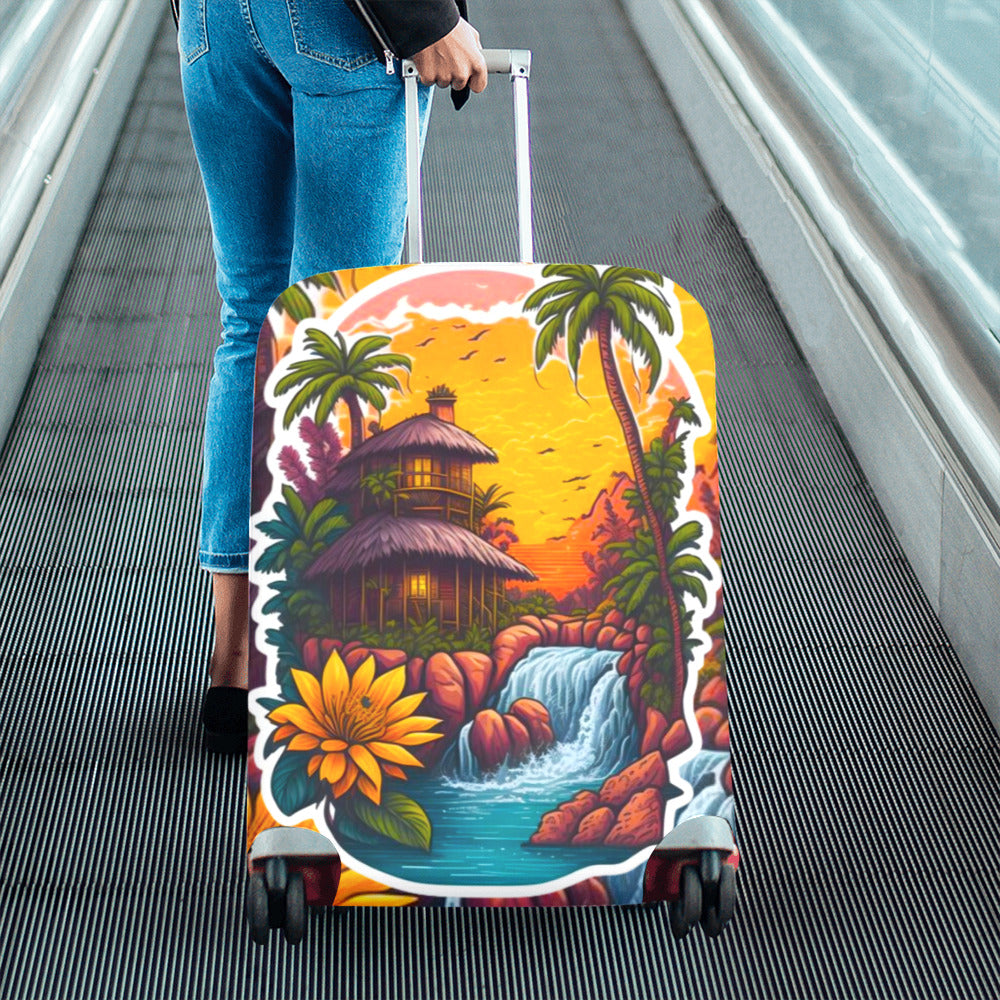 Summer Themed Luggage Cover