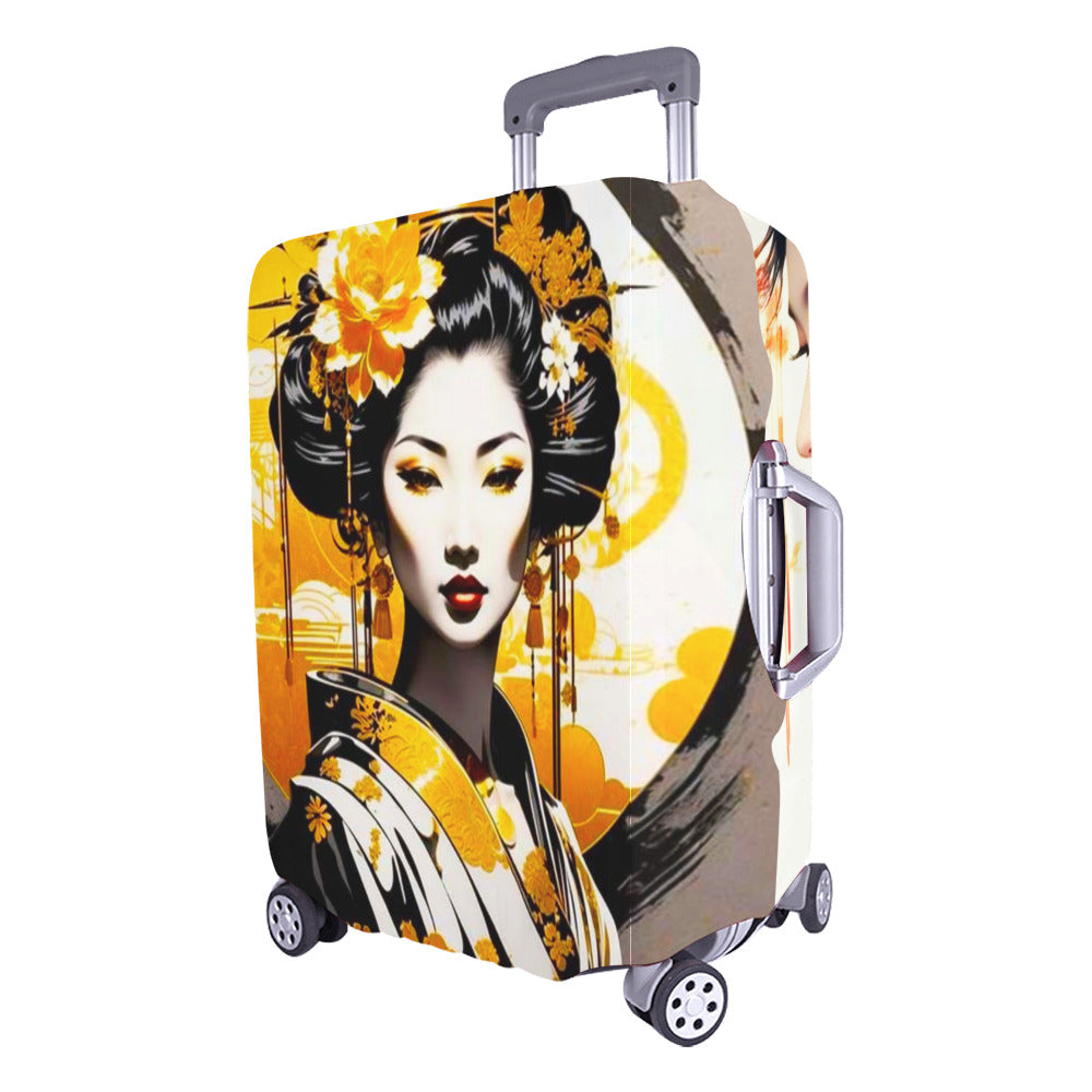 Japanese Themed Luggage Cover