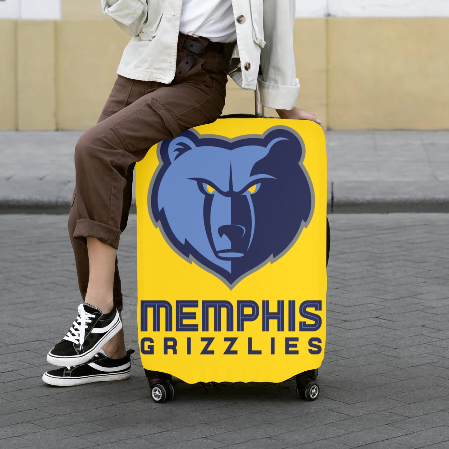 Memphis Grizzlies Luggage Cover