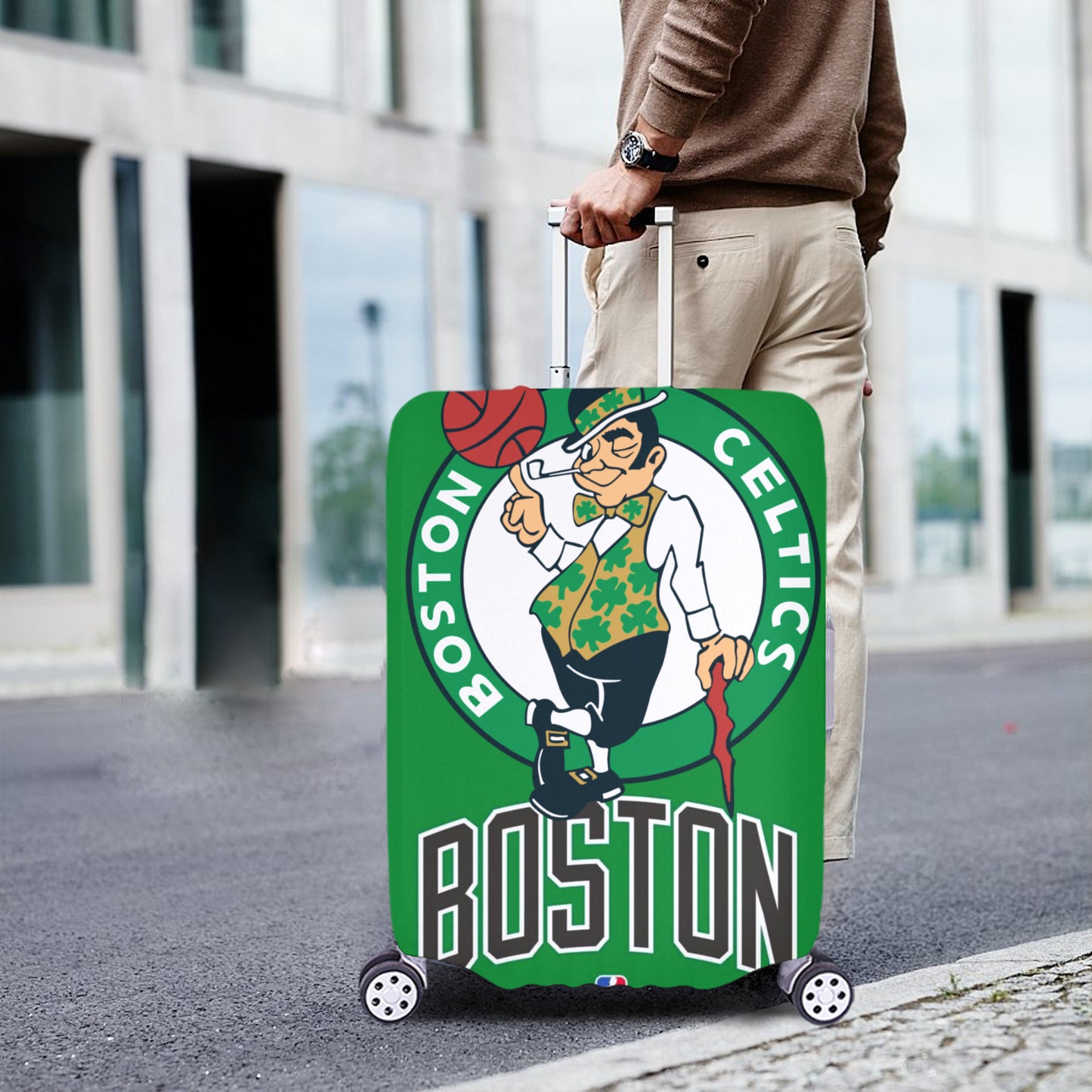 Boston Celtics Luggage Cover