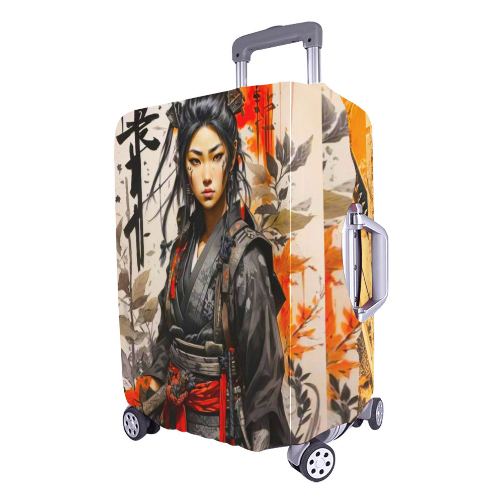 Japanese Themed Luggage Cover