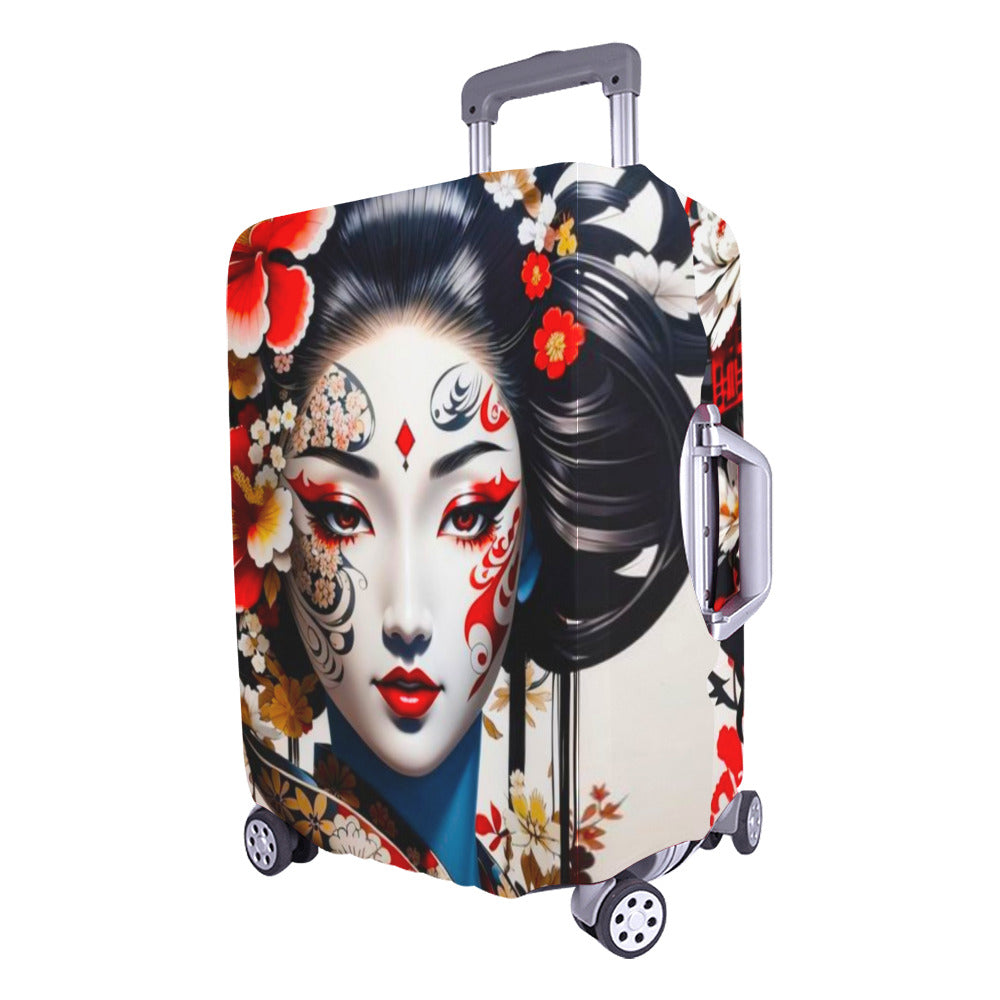 Japanese Themed Luggage Cover