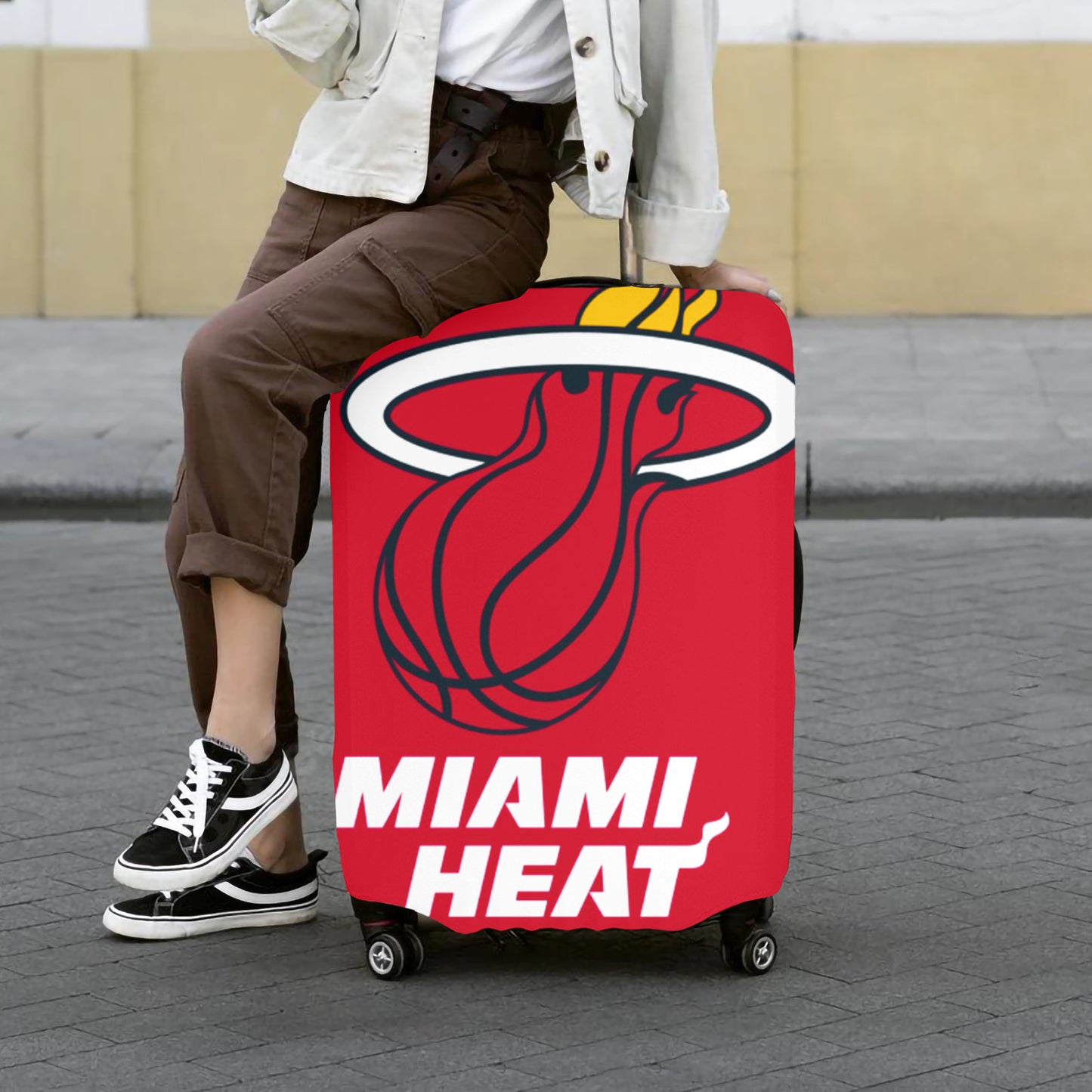 Miami Heat Luggage Cover